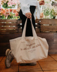 Canvas bag Kindness is always attractive