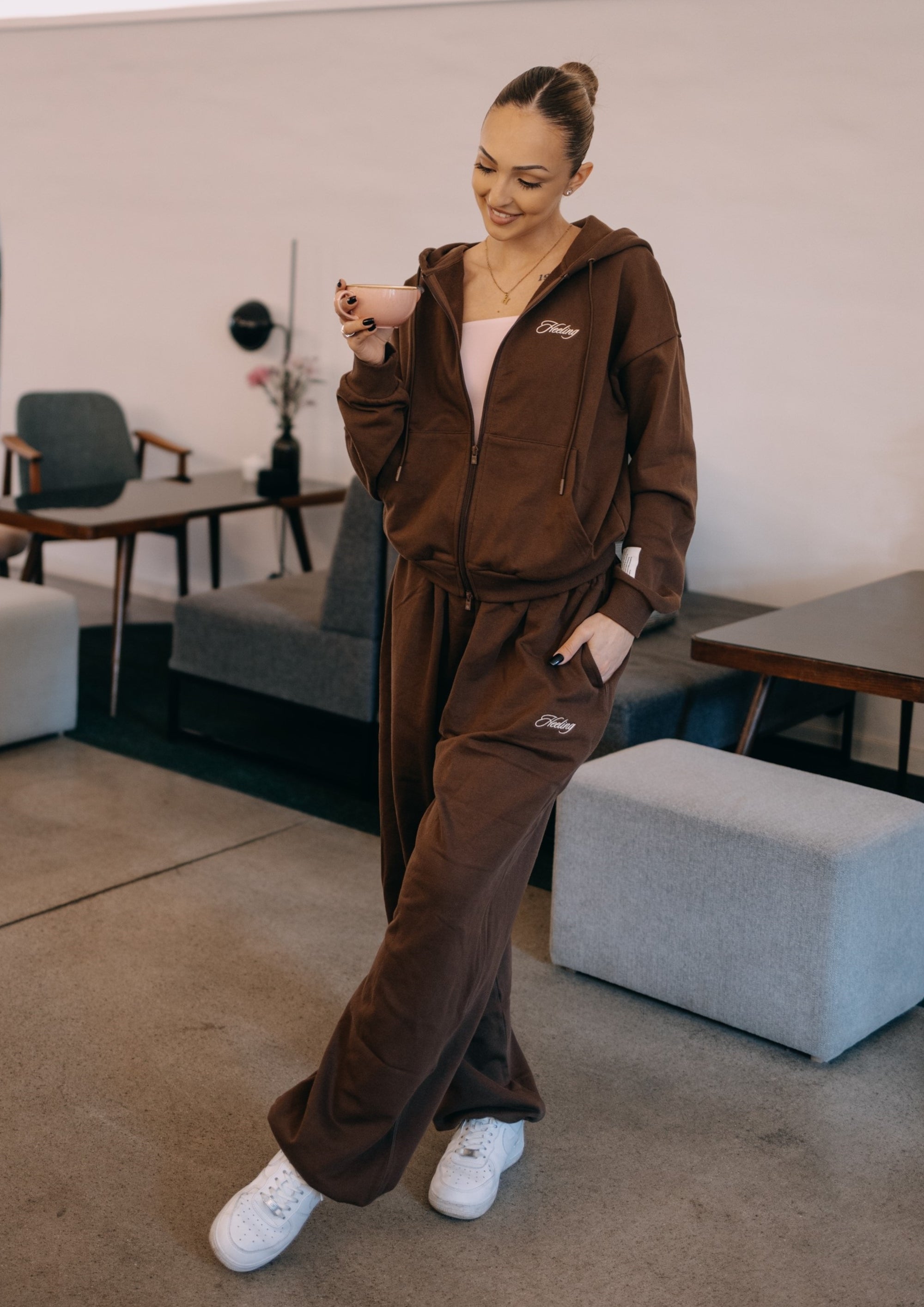 1st DROP! Hoodie &amp; Sweatpants Heeling Set